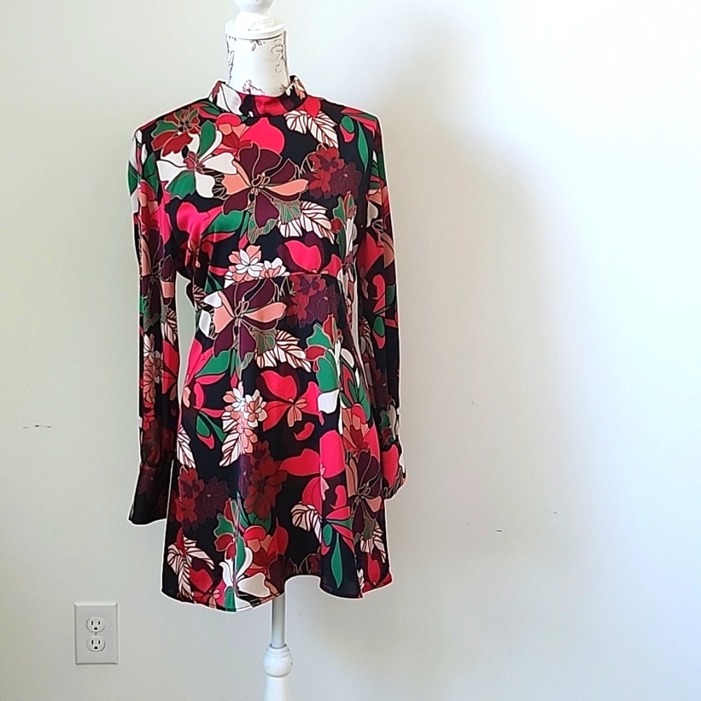 Zara Printed Mini Dress